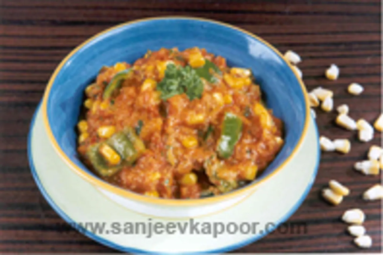 Corn Capsicum Masala