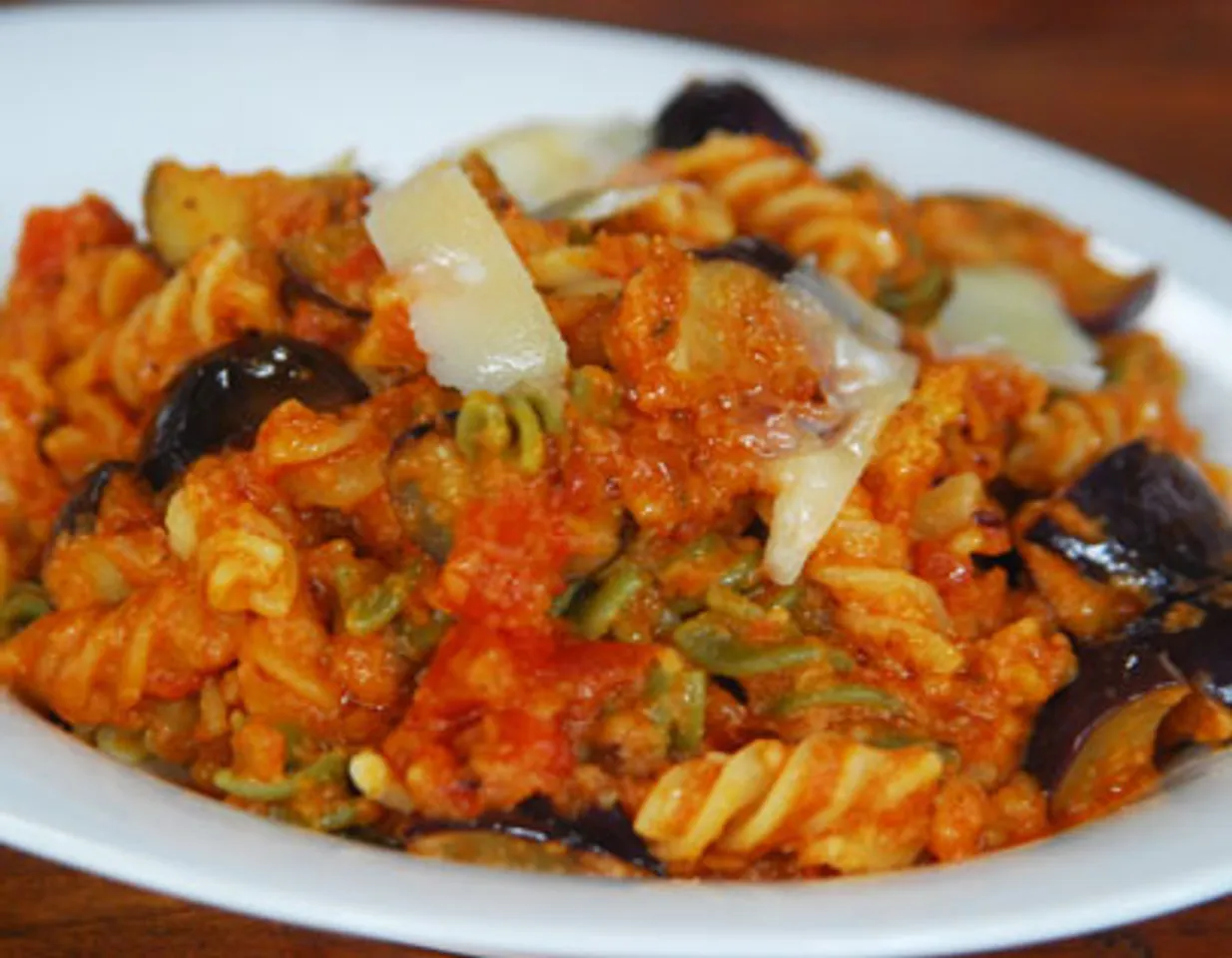 Sicillian Pasta with Eggplant