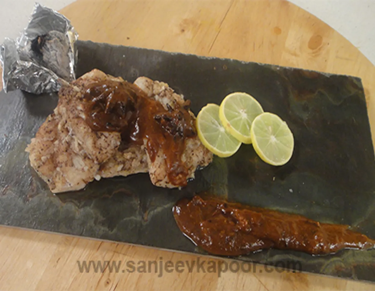 Smoked Five Spice Fish with Tamarind Sauce