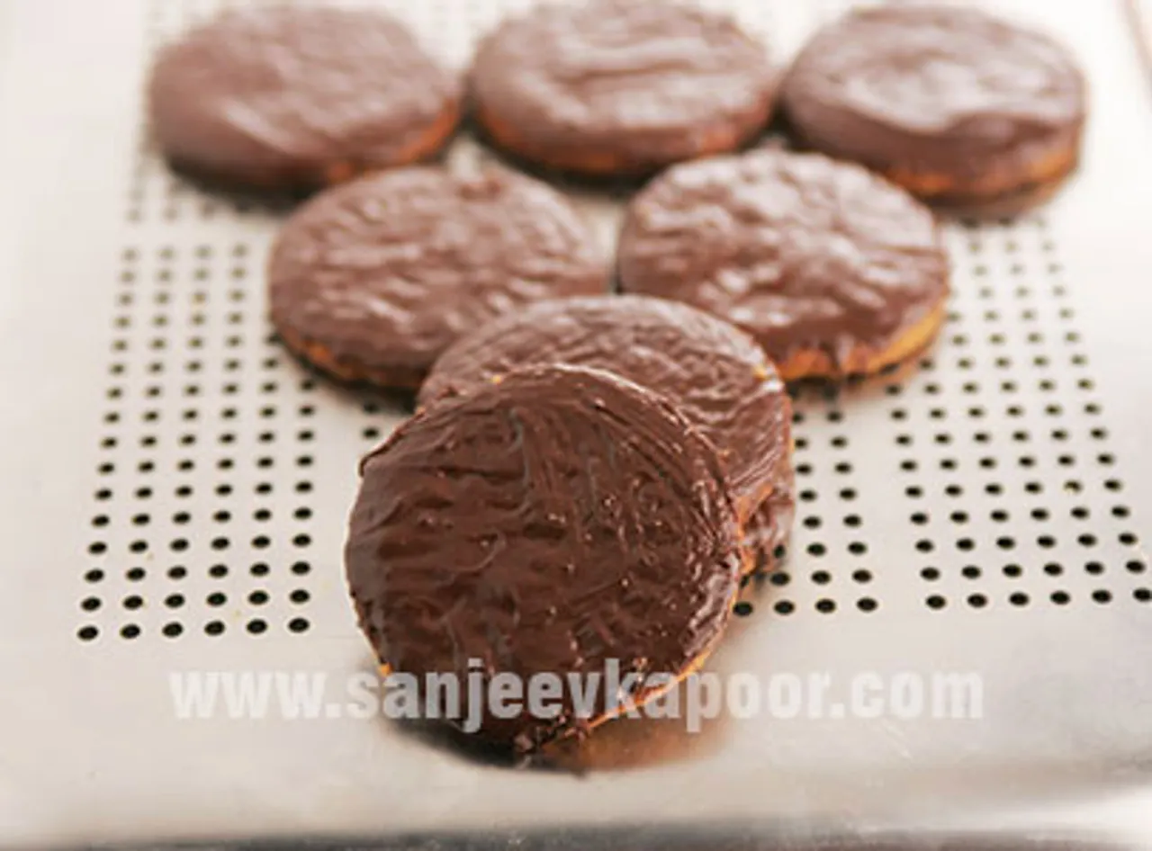Iced Chocolate Biscuits
