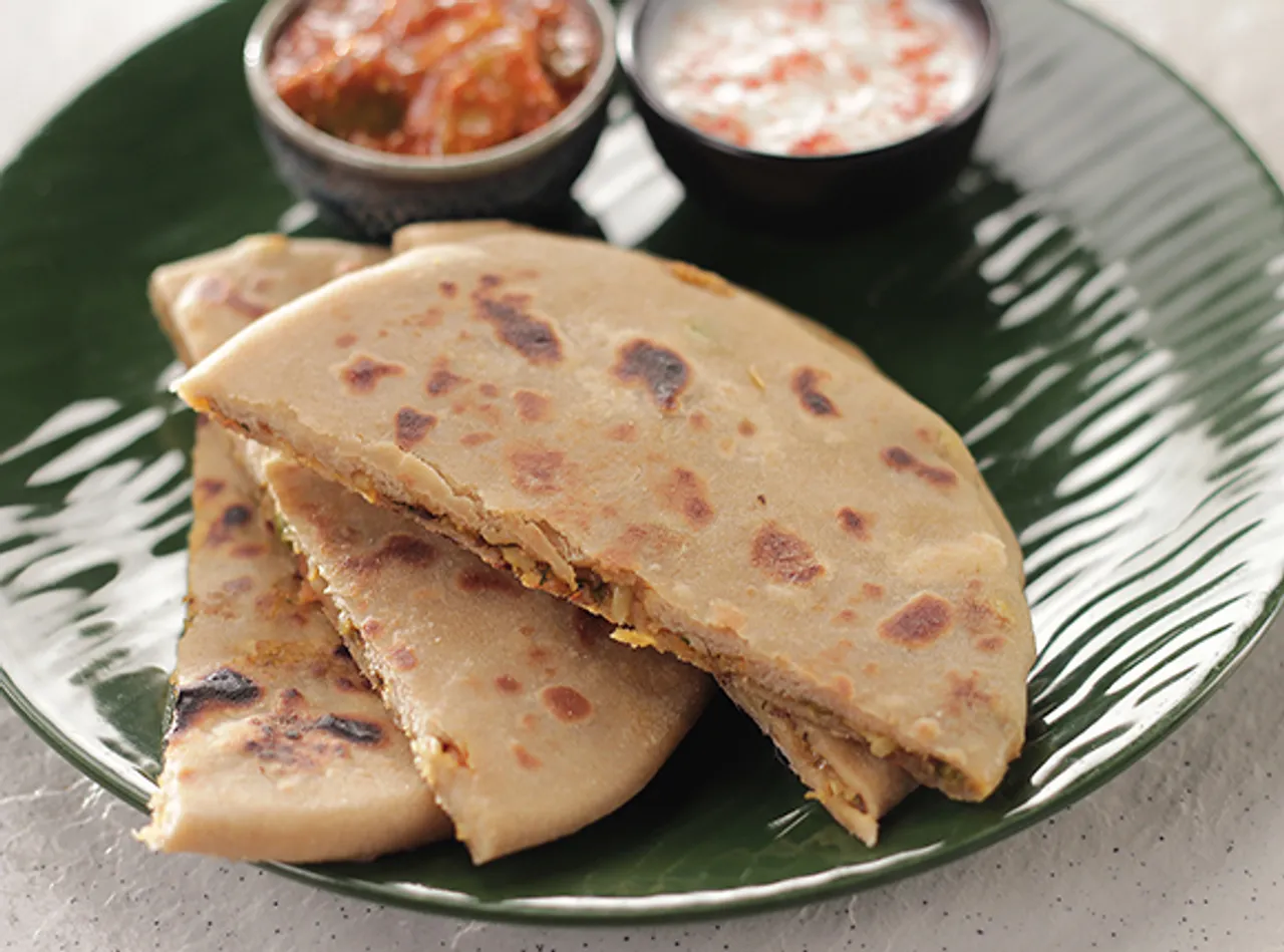 Leftover Sabzi Parantha - SK Khazana