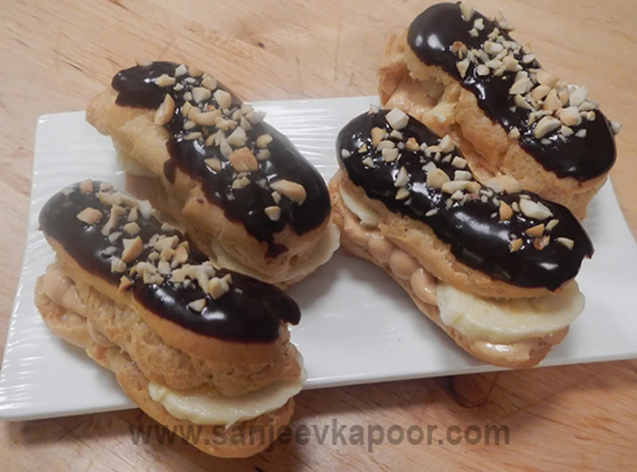 Caramelized Banoffee Eclair Sandwich