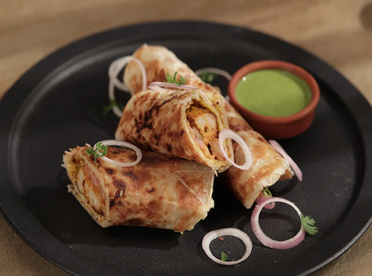 Turkey Kathi Roll 