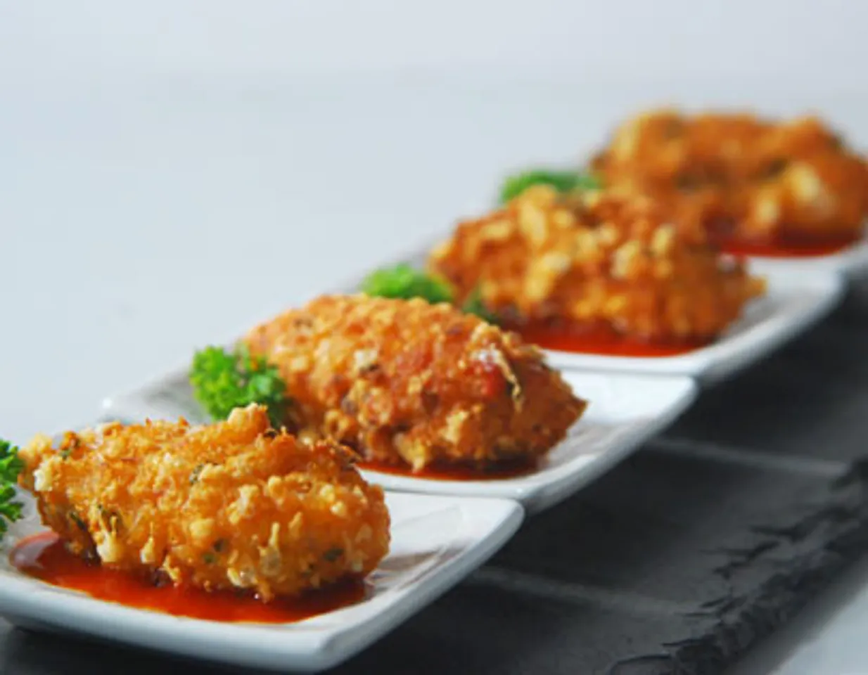 Schezwan Cheese Fritters