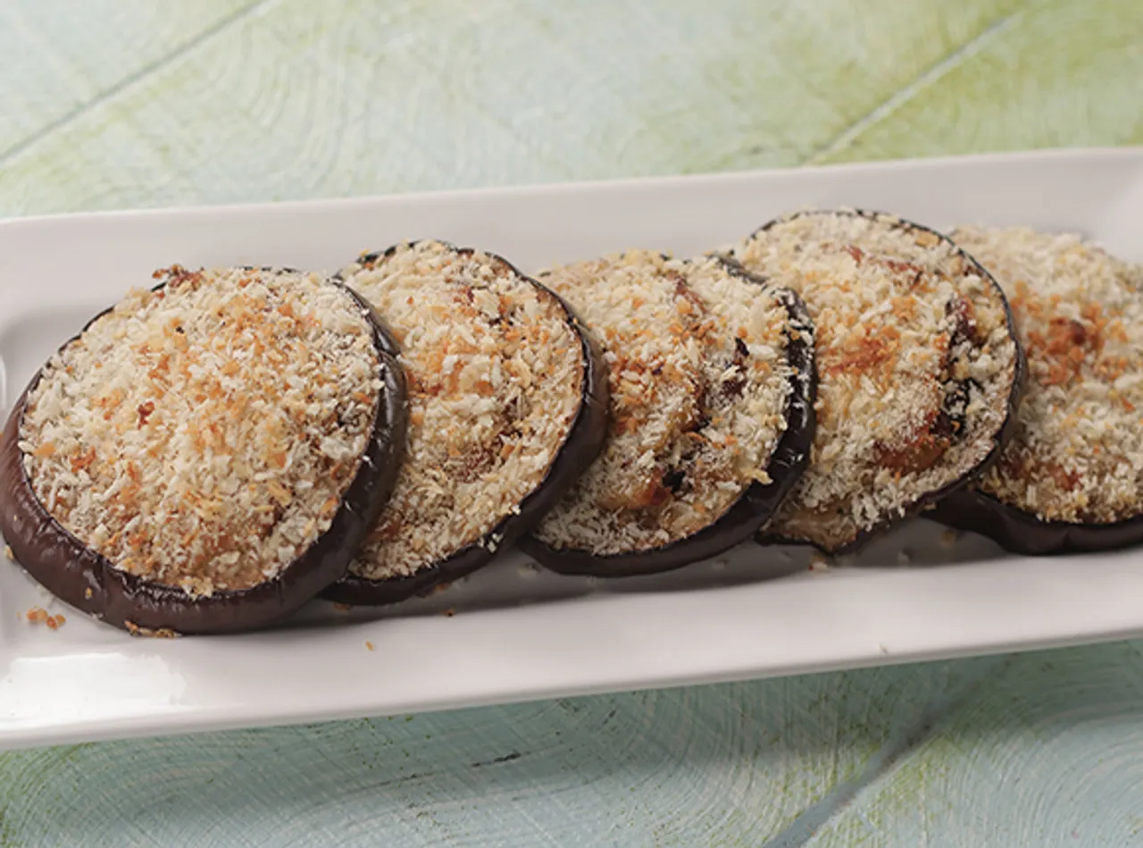 Stuffed Eggplant Rings-SK Khazana