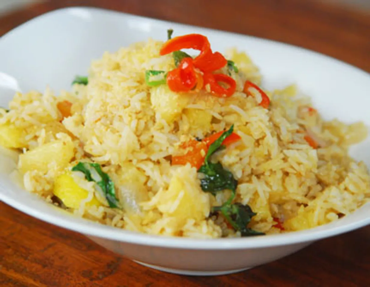 Thai Fried Rice with Pineapple