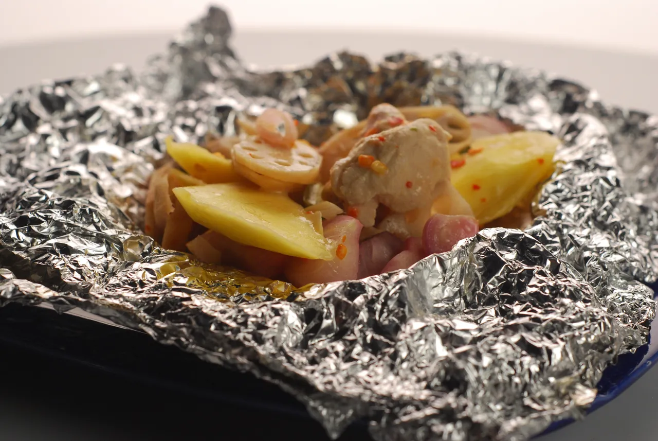 Thai Style Chicken Breasts in Foil