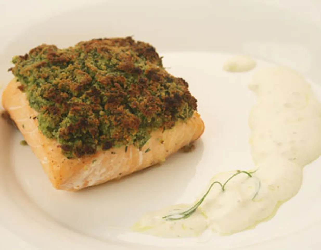 Herb Crusted Salmon with Ginger