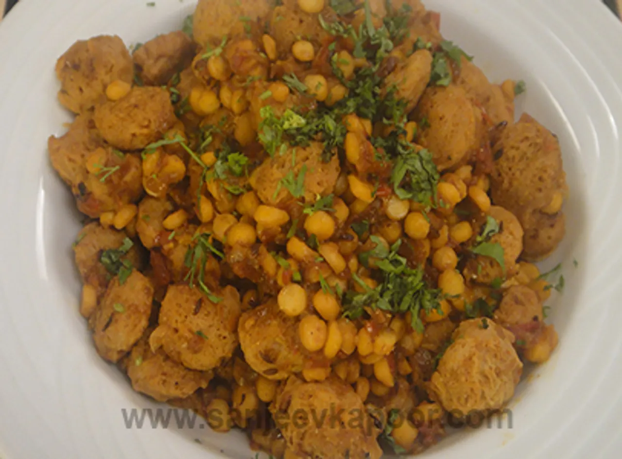 Chana Dal aur Soya Wadi ki Sabzi