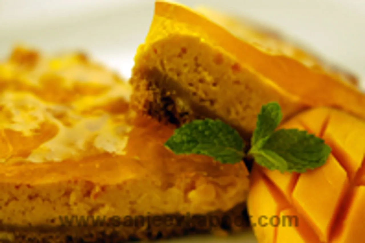 Baked Mango Cheese Cake