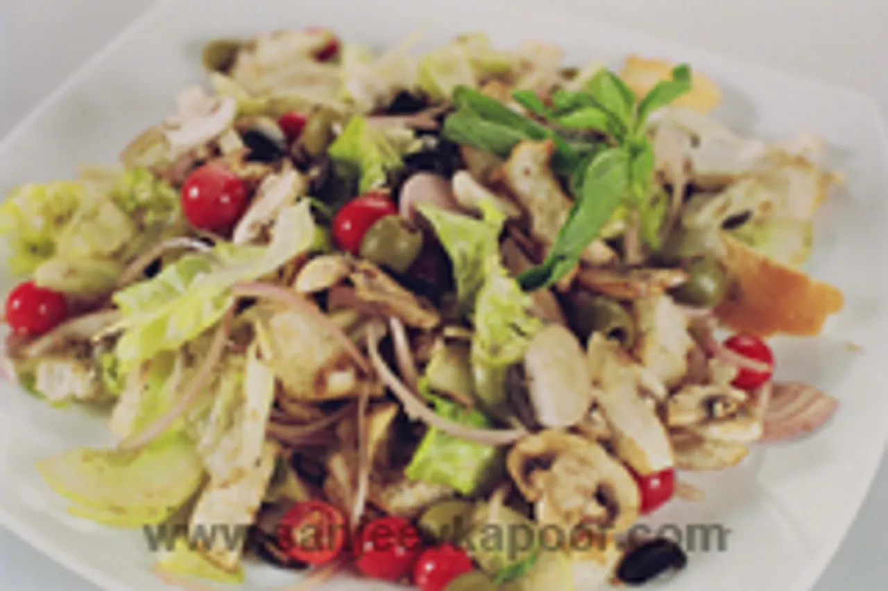 Button Mushroom Salad