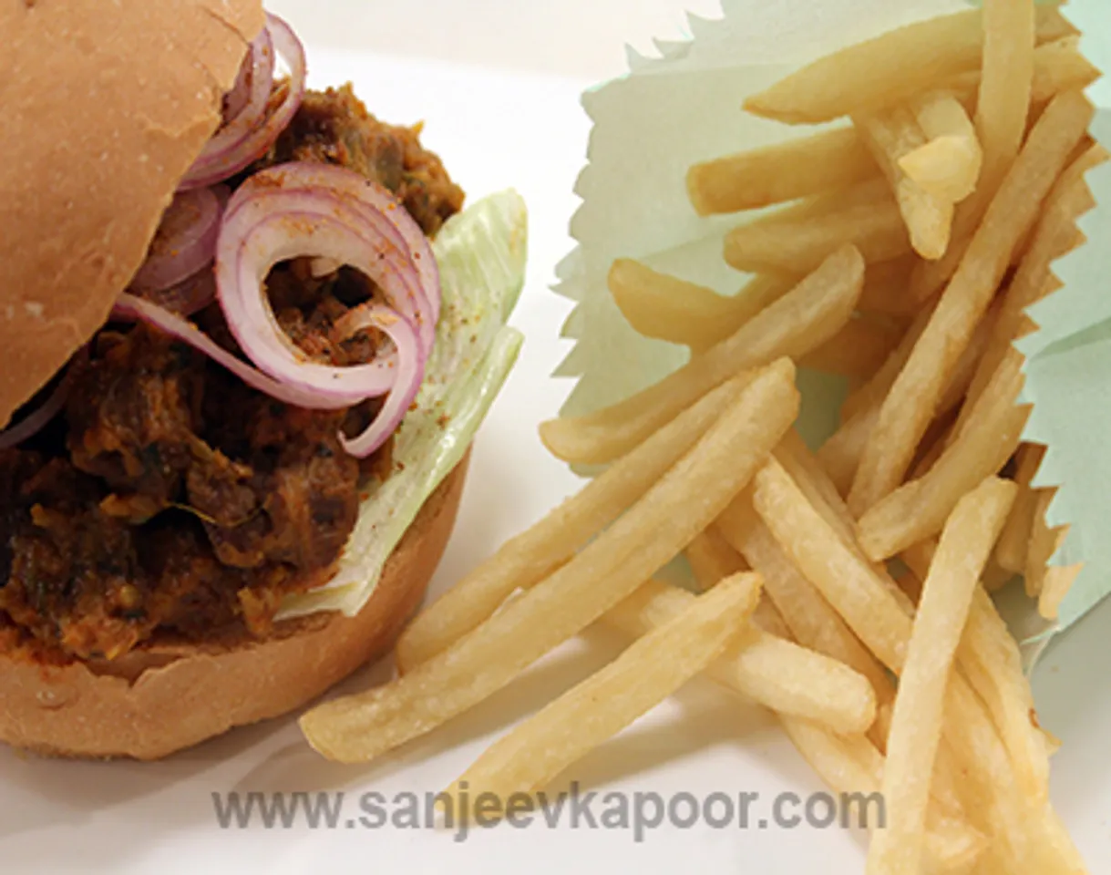 Mutton Boti Burger