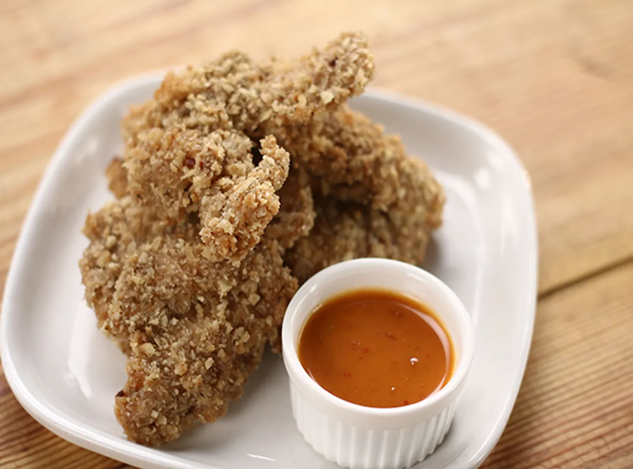 Walnut Crusted Chicken Bites - SK Khazana