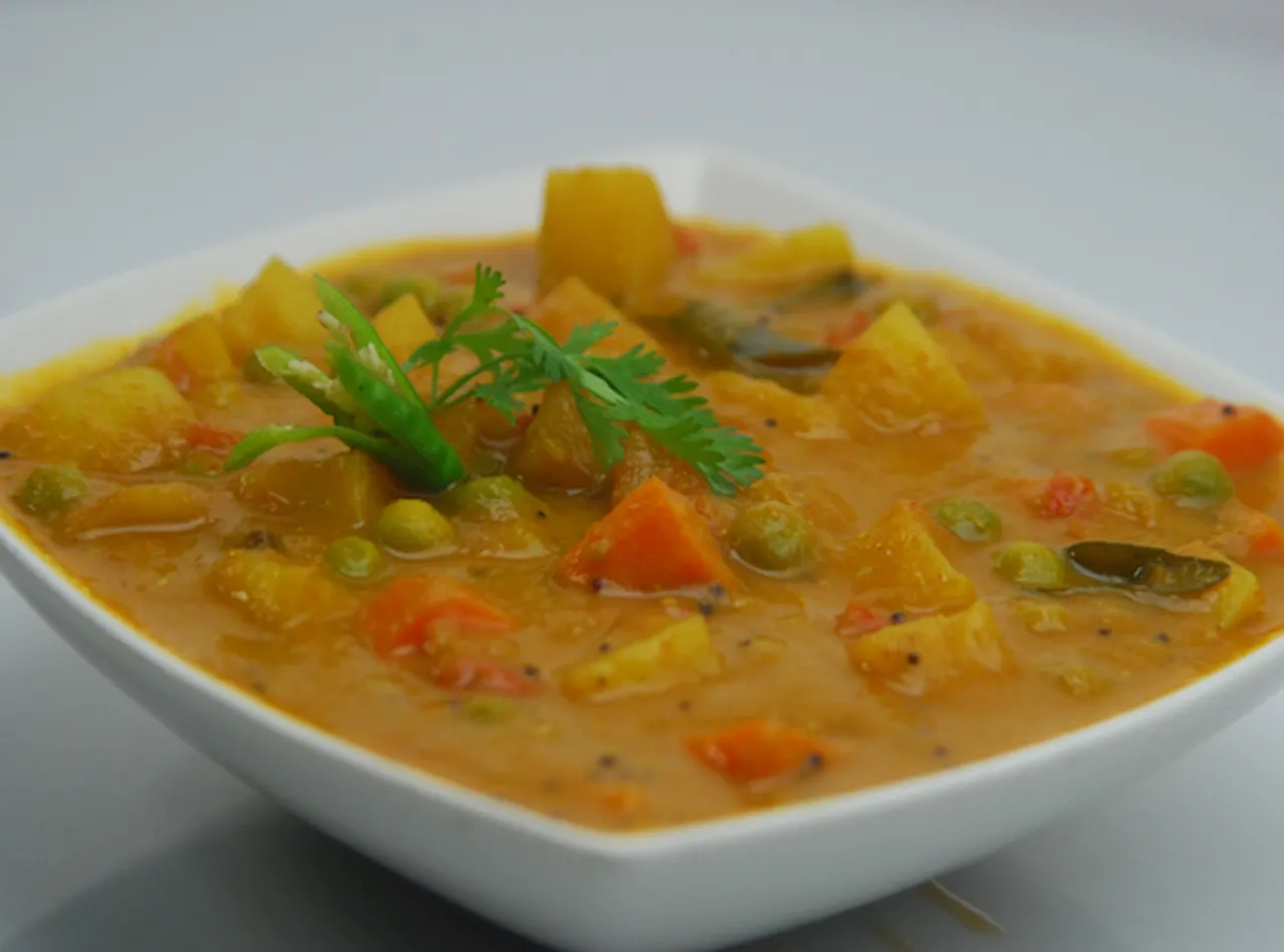 Mixed  Vegetable  Curry