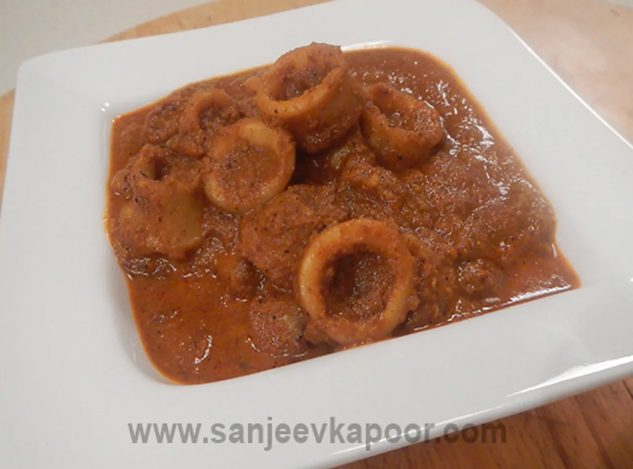 Squids in Brown Masala