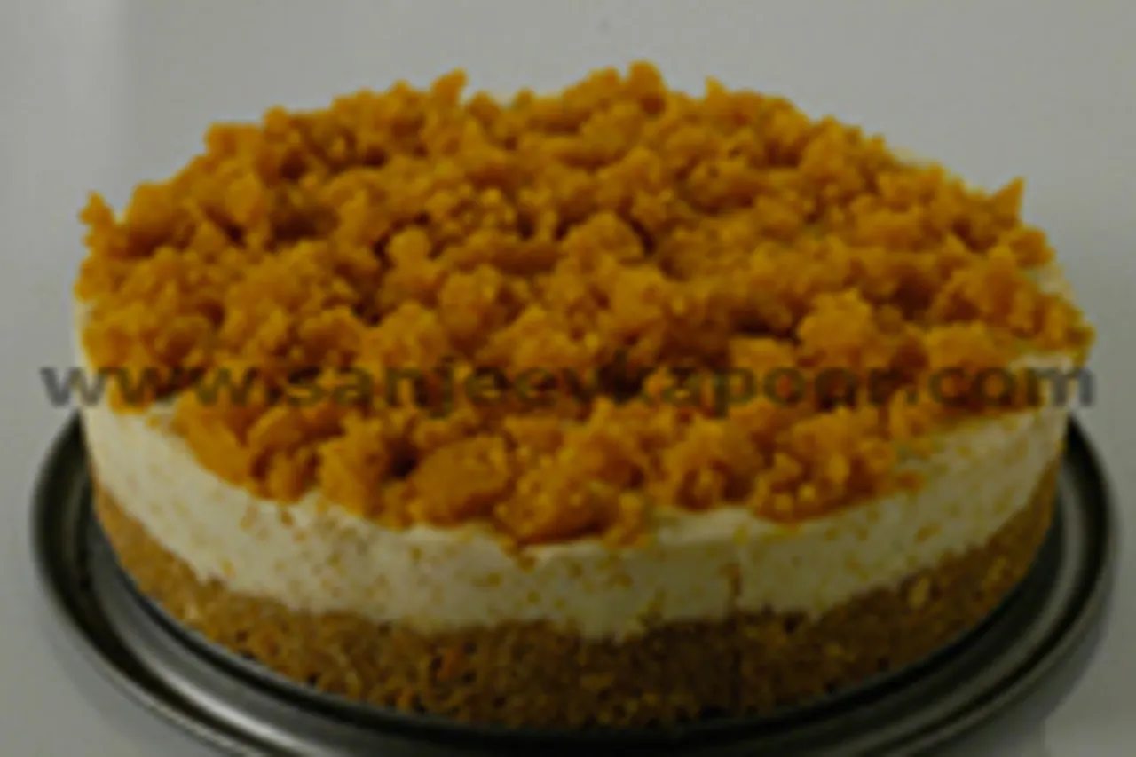 Motichoor Cheesecake