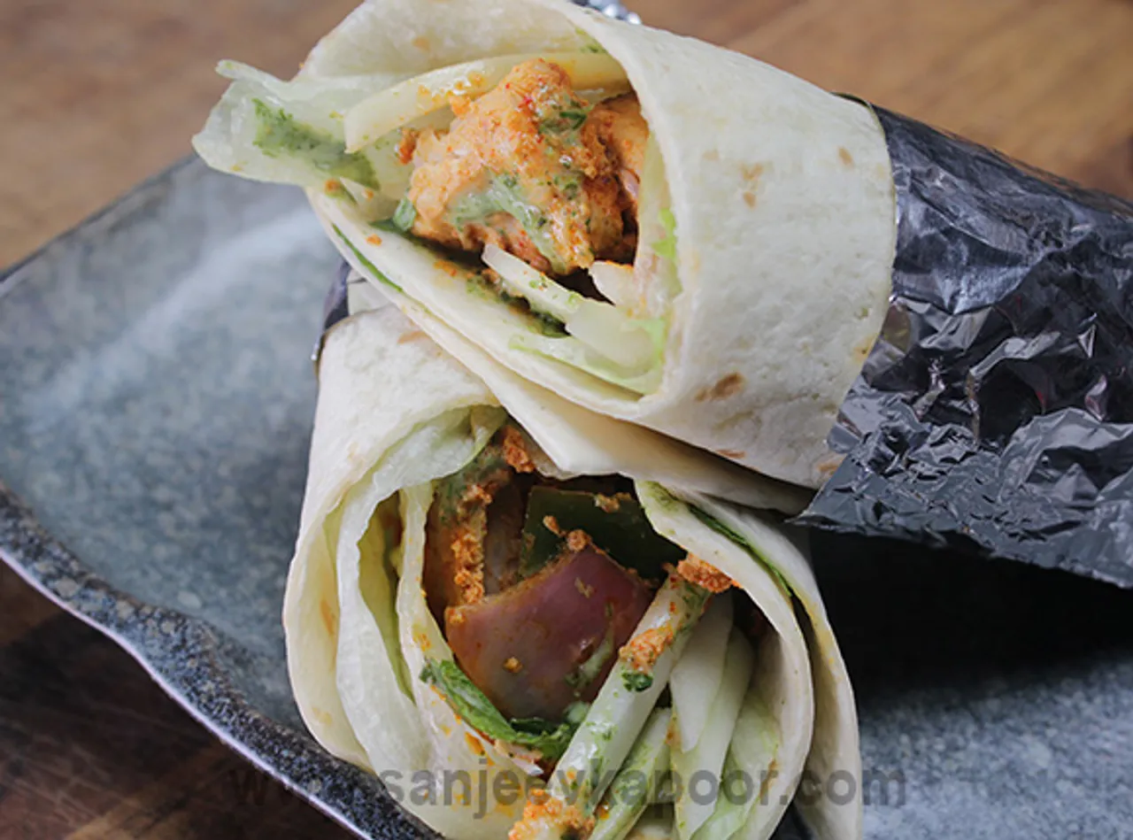 Fish Tikka Wrap