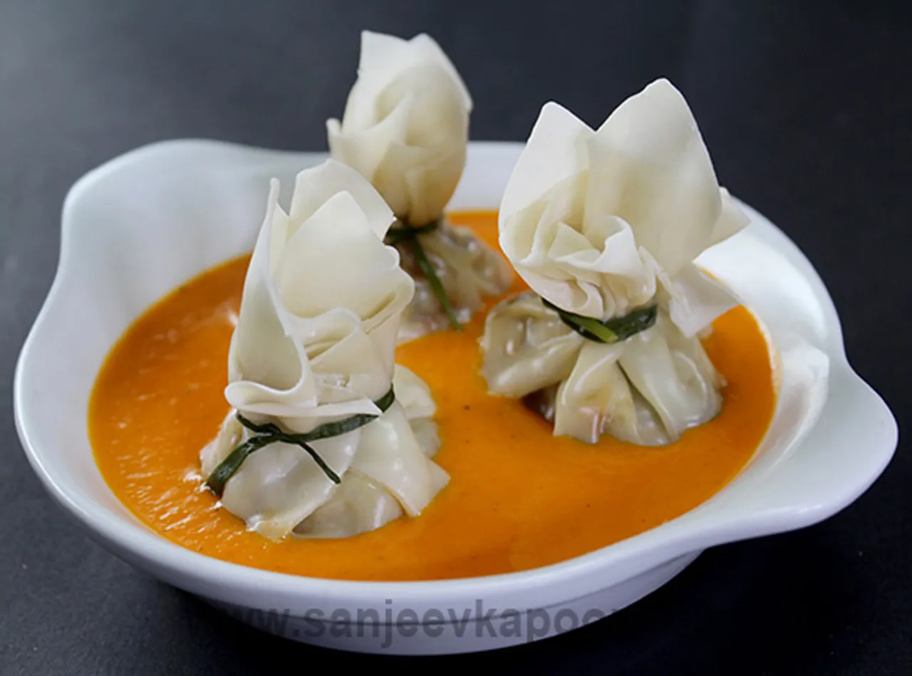 Butter Chicken Dumplings