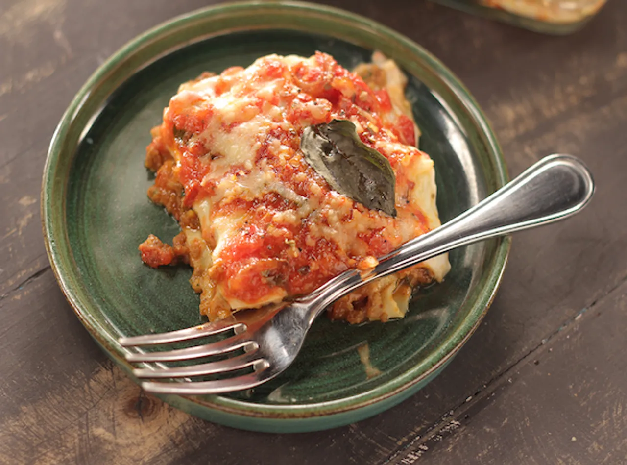 Desi Keema Lasagna