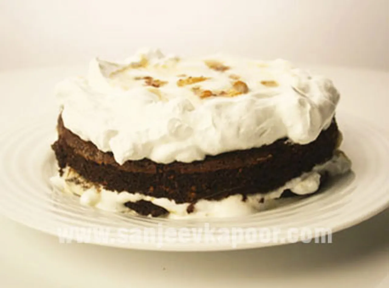 Dark Chocolate And Banana Cake