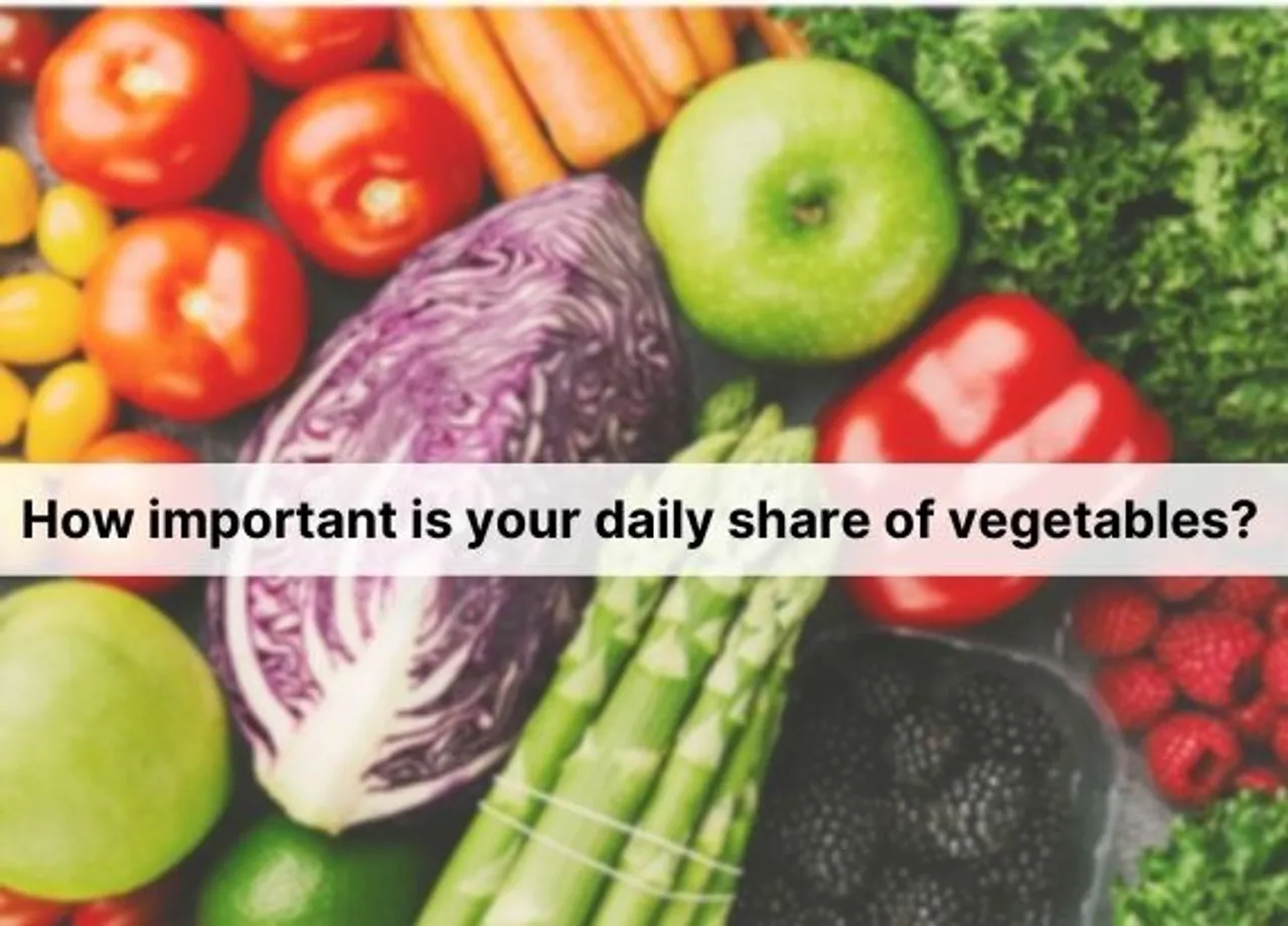 How important is your daily share of vegetables