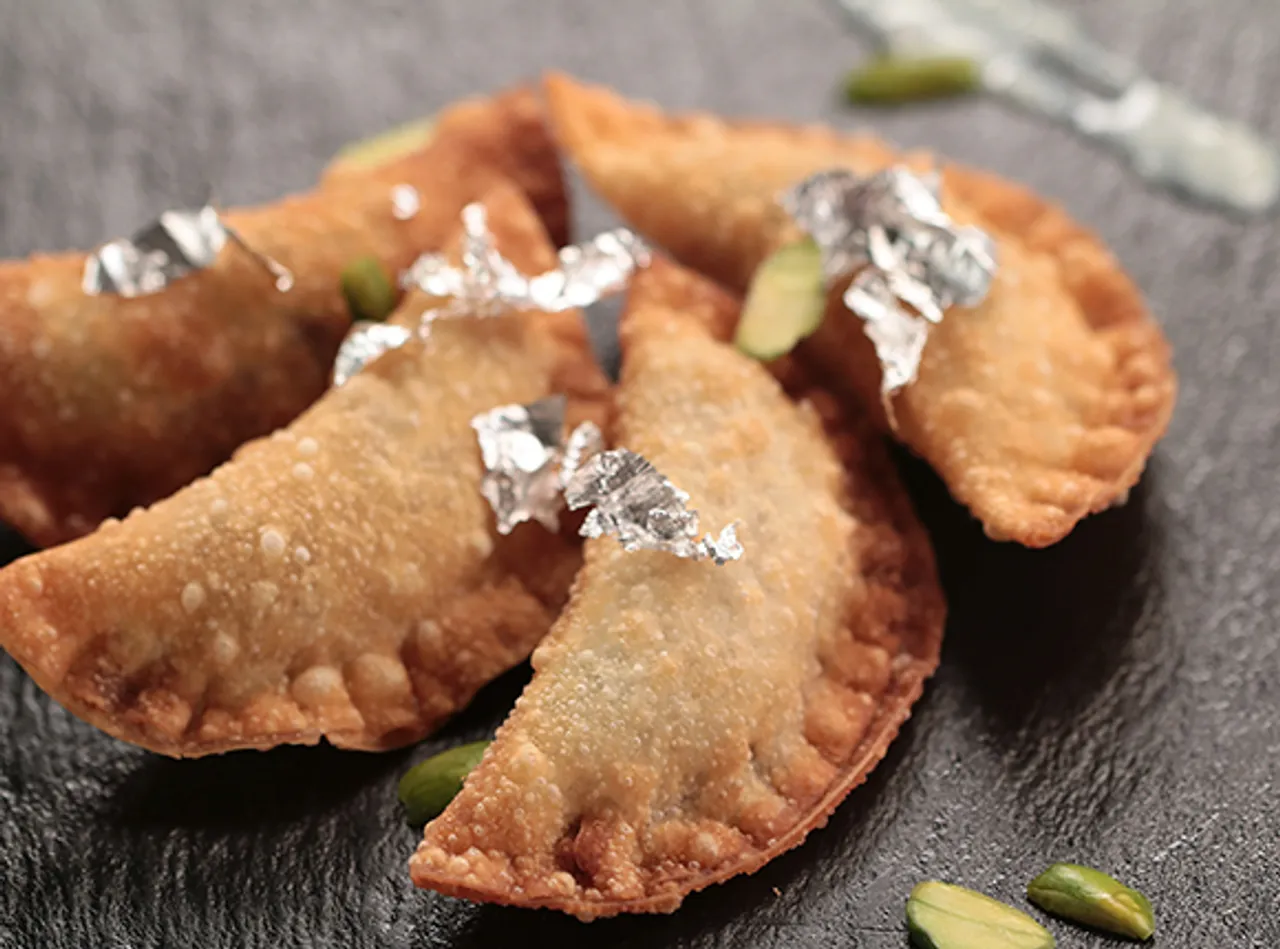 Date and Nut Wonton Gujiya - SK Khazana