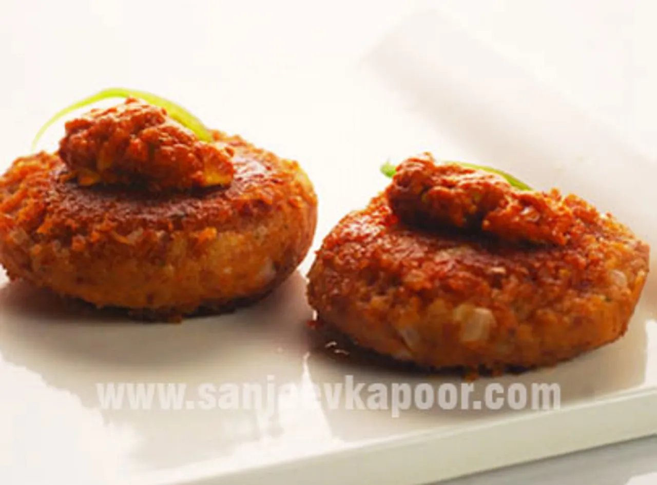 Leftover Rajma Tikki