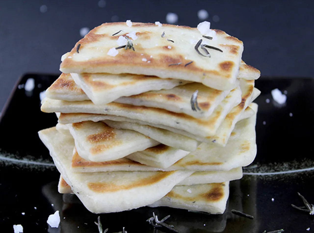 Pan Fried Rosemary Bread