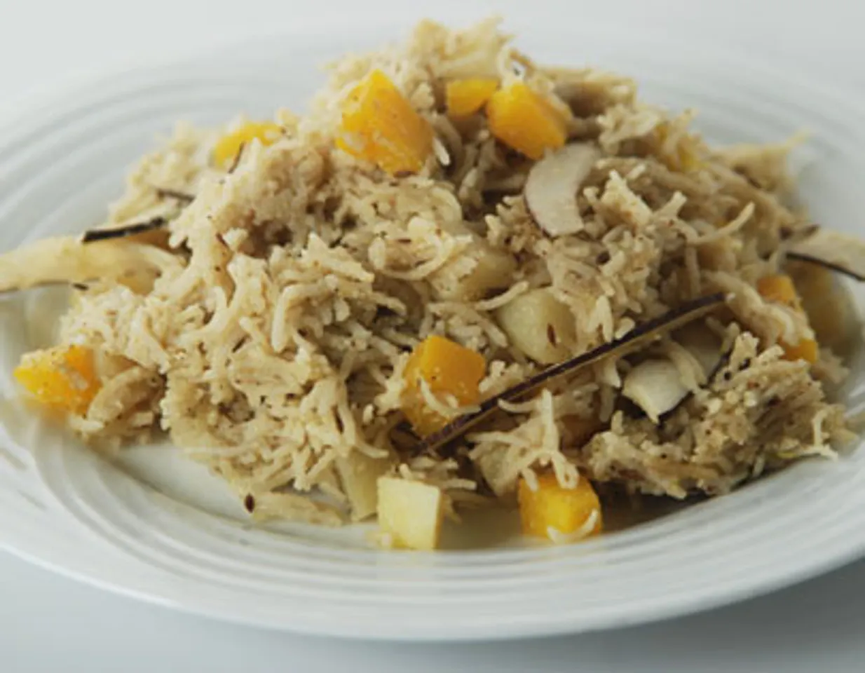 Mirchi Coconut Pulao