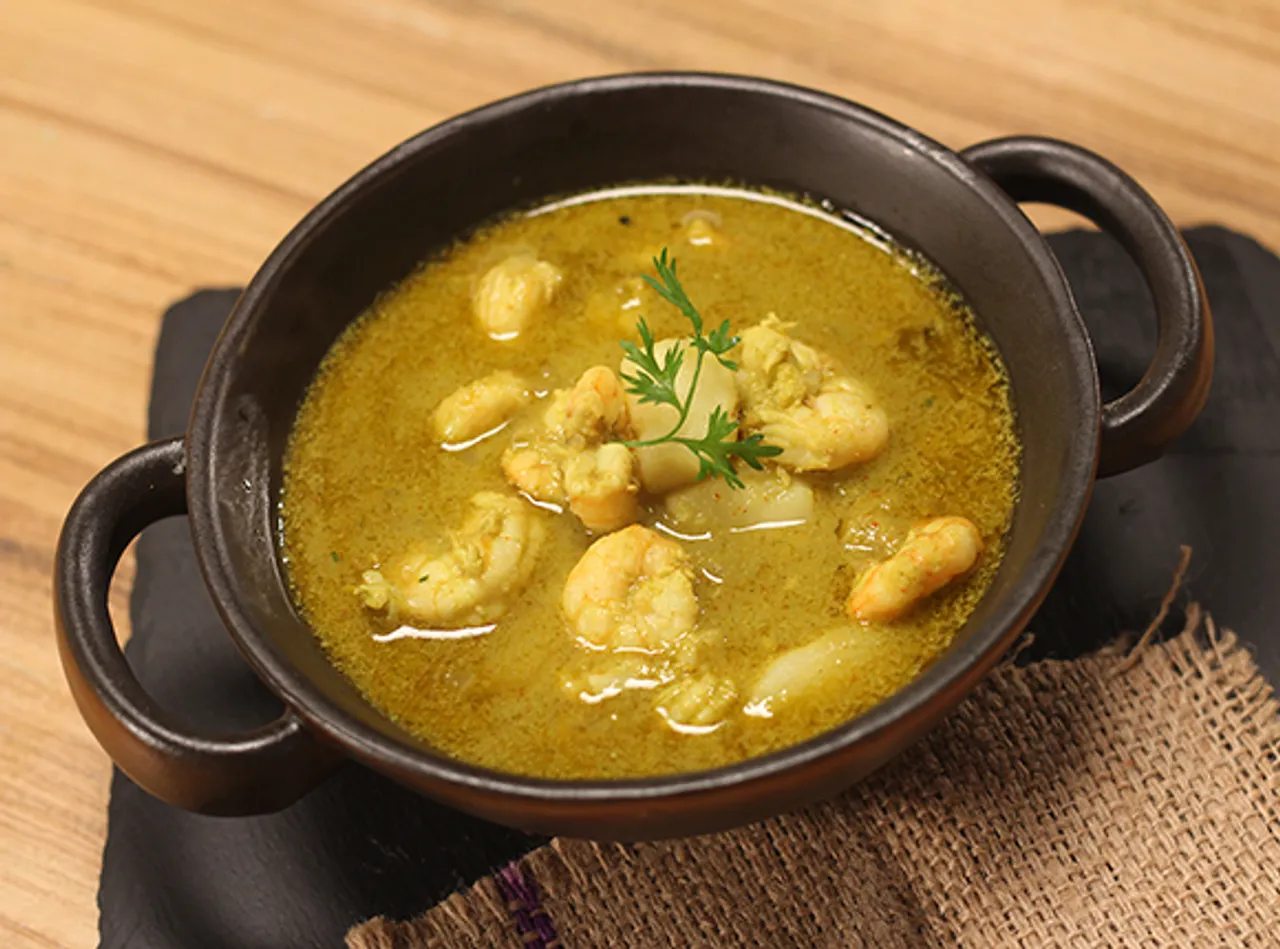 Prawn and Potato Rassa - SK Khazana