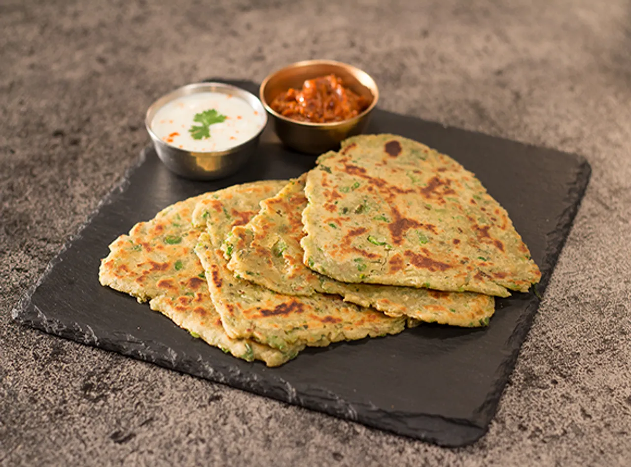 Aloo Matar Parantha - SK Khazana