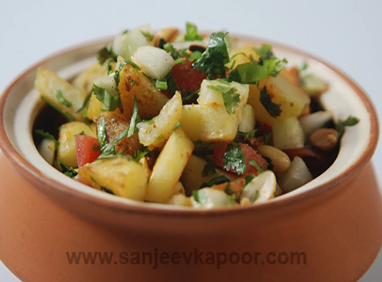 Moongphali Aloo Chaat