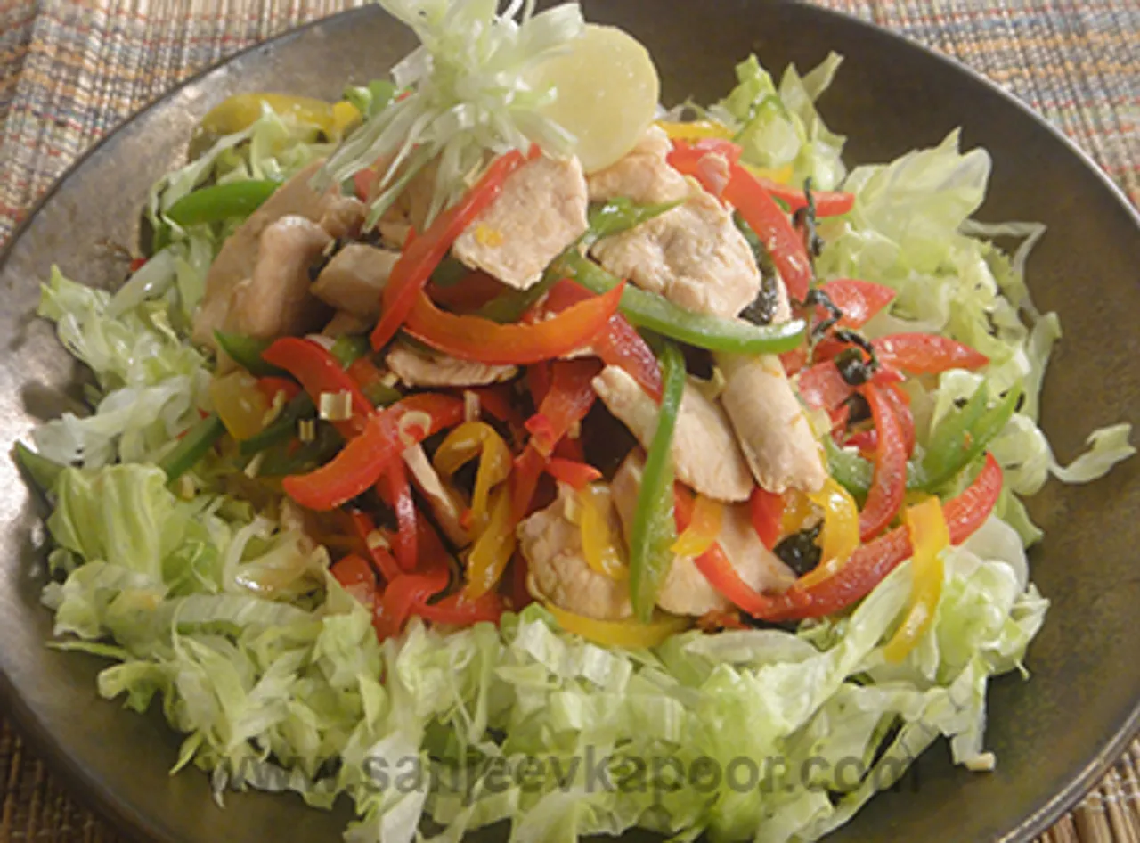 Chicken with Mint Salad