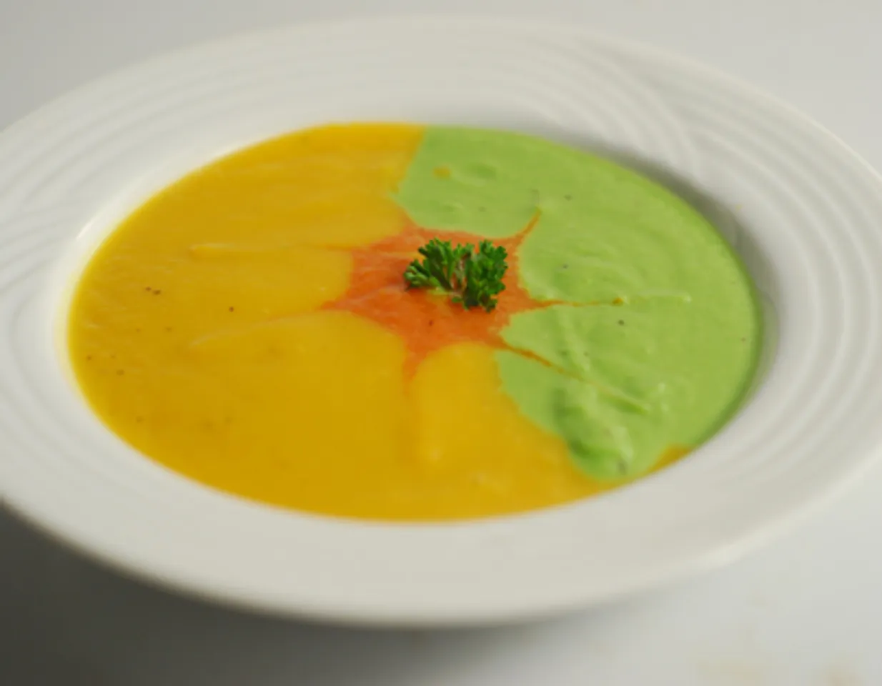 Peas and Pumpkin Soup