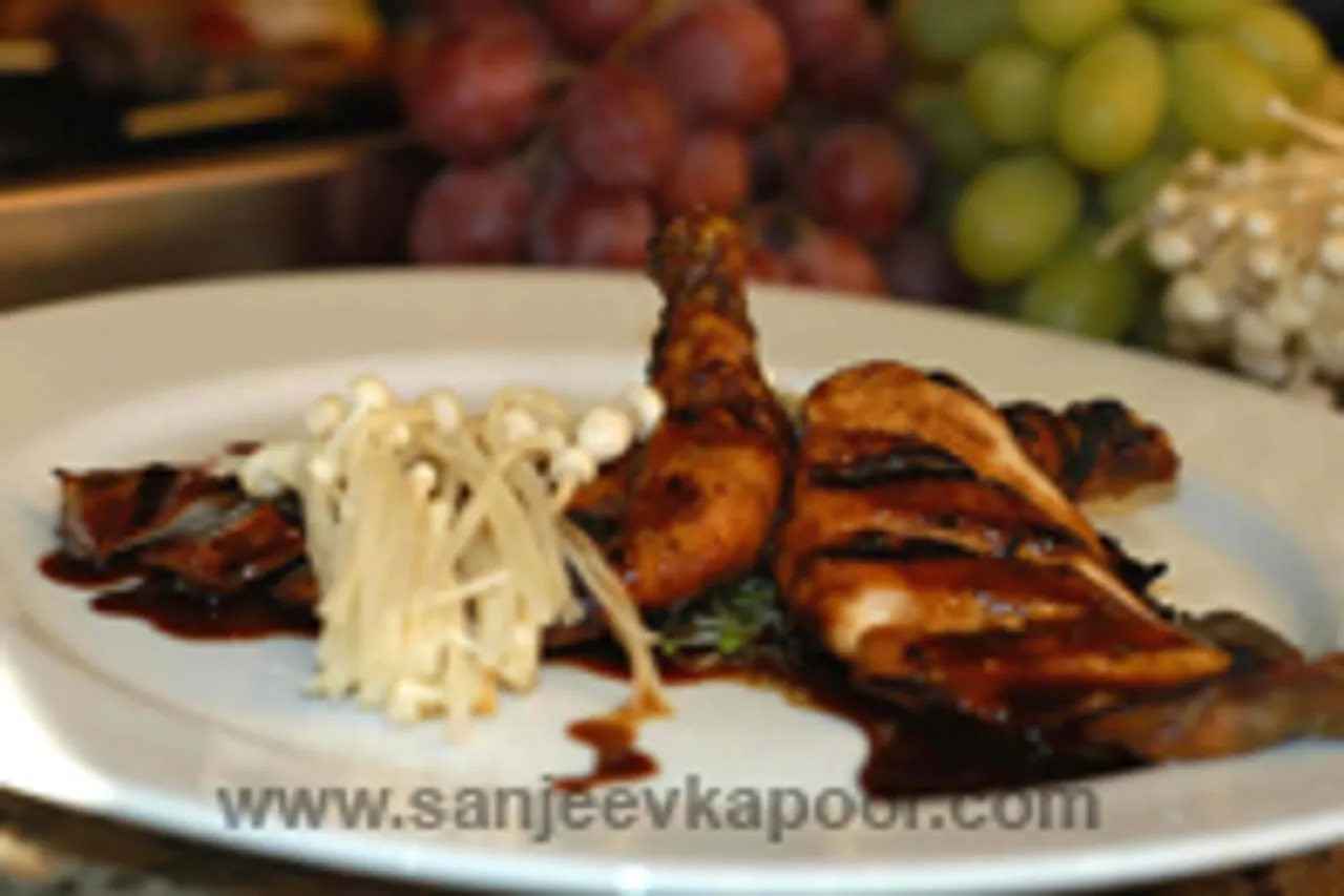 Chicken Teriyaki With Black Grapes