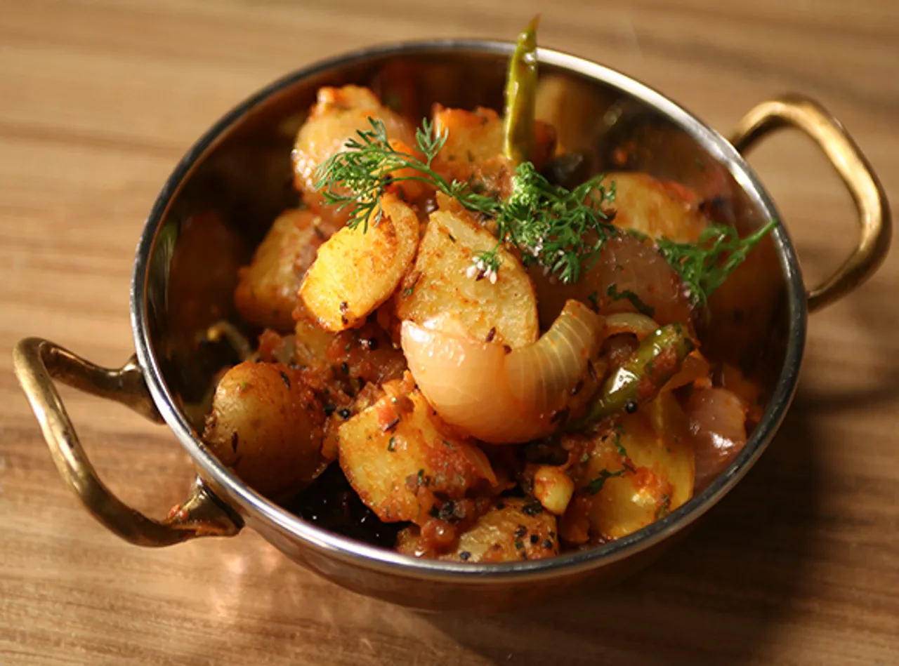 Dhaba Style Aloo Sabzi - SK Khazana