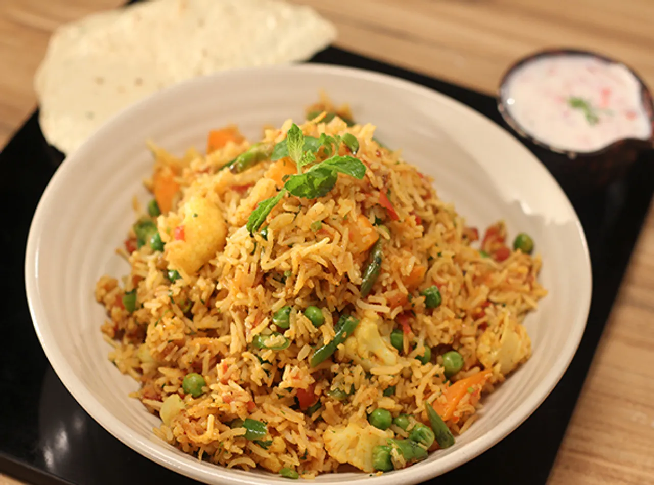 Fiery Tadka Pulao - SK Khazana