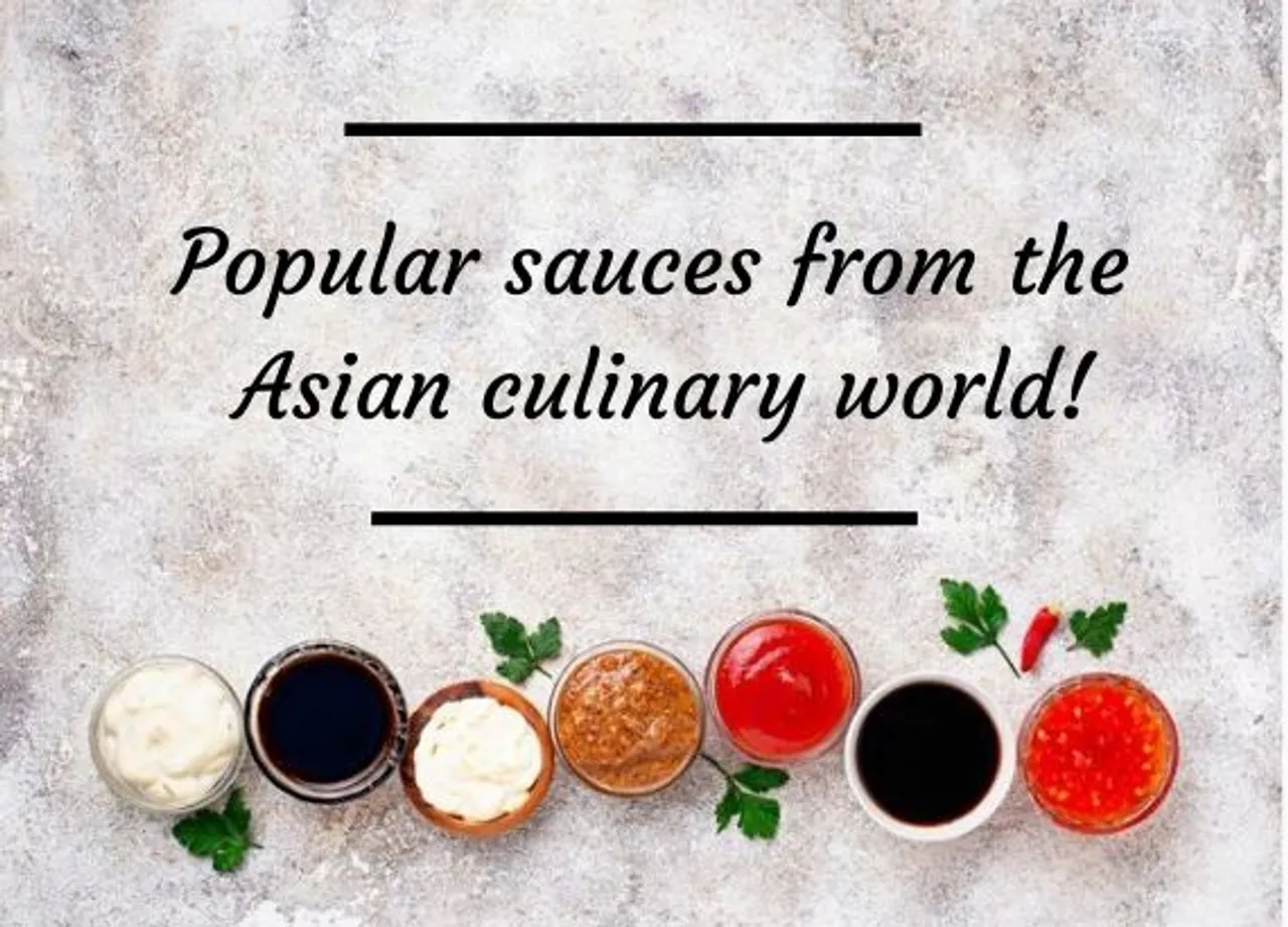 Popular sauces from the Asian culinary world 