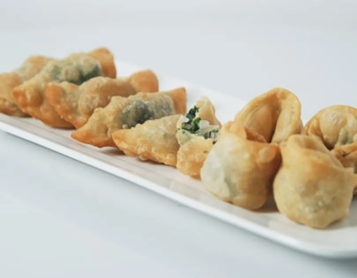 Crispy Spinach Parcels