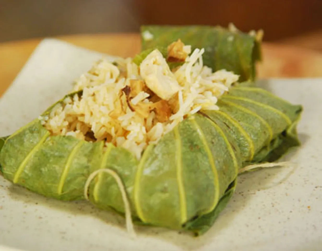 Rice In Lotus Leaf