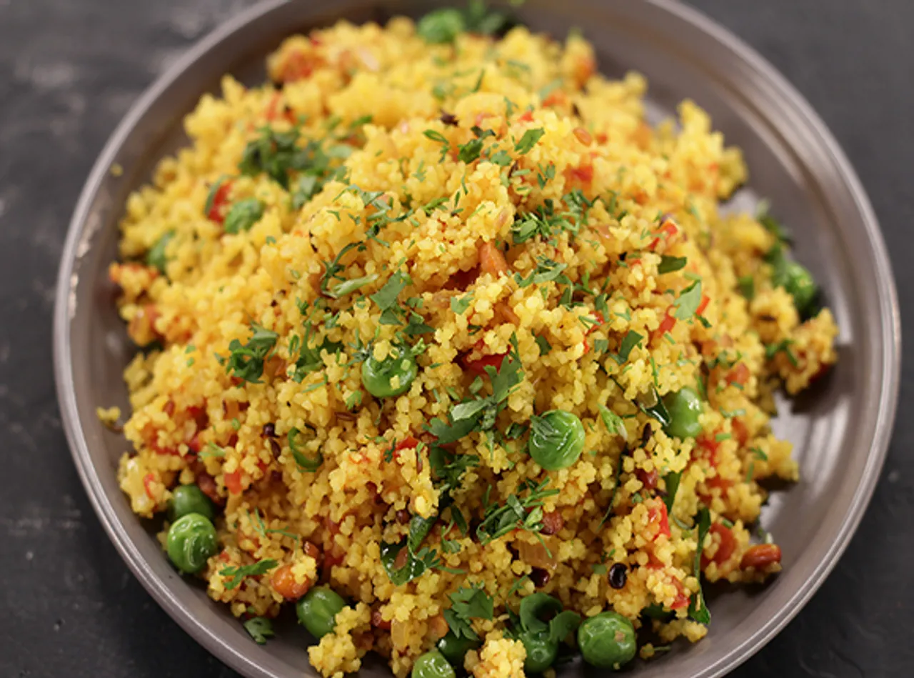 Couscous Upma - SK Khazana