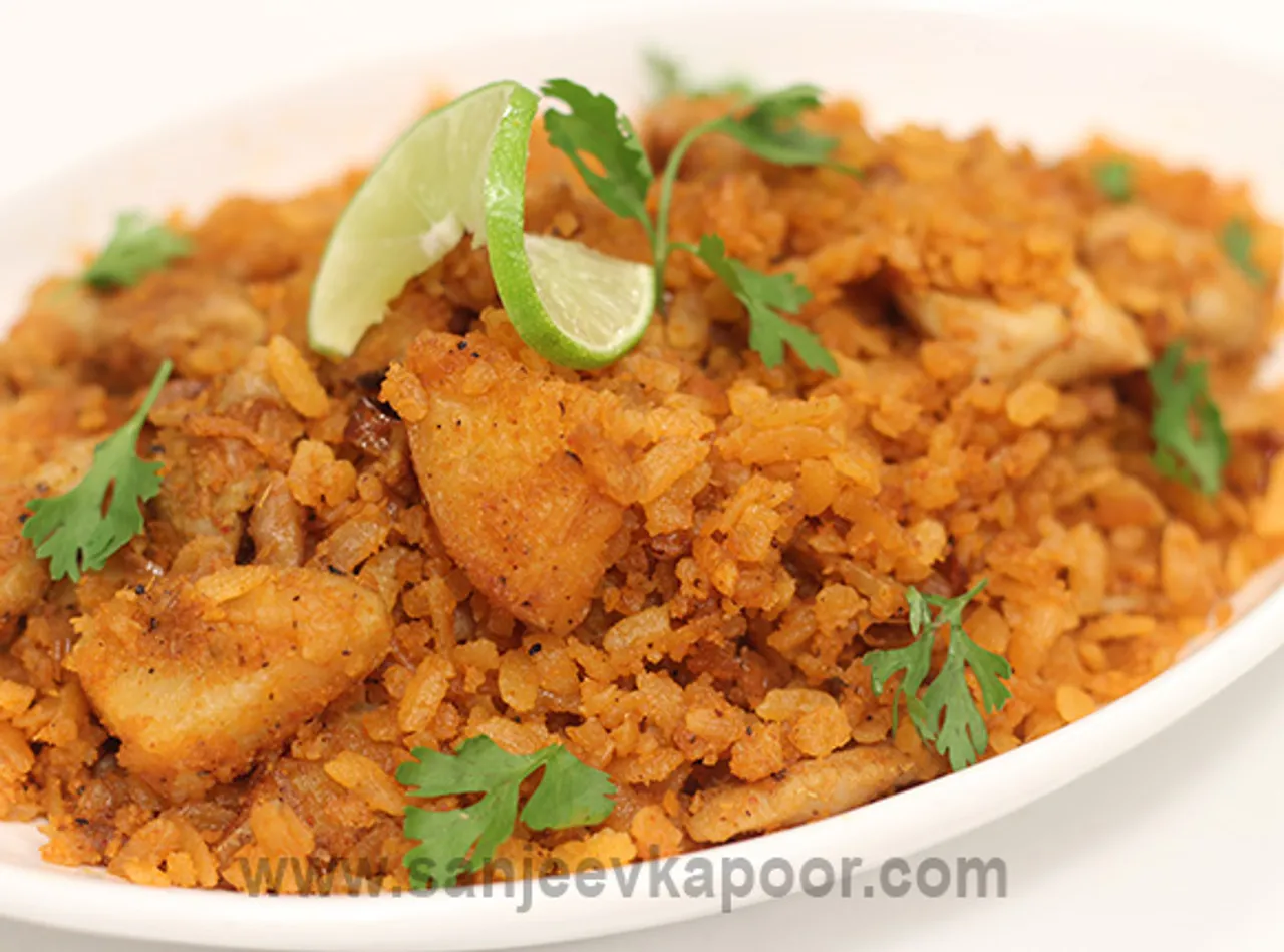 Poha Chicken Bhujing