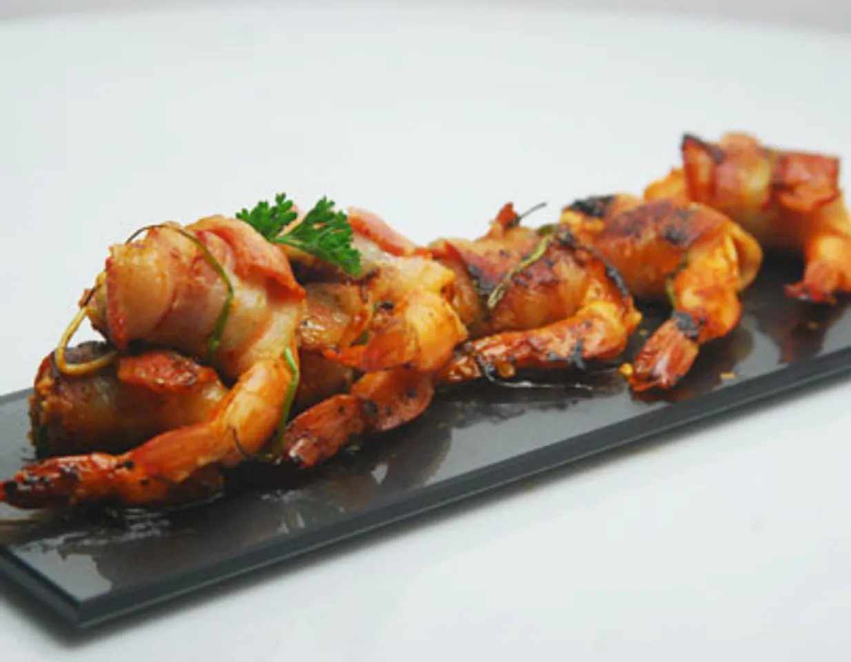 Bacon Wrapped Prawns