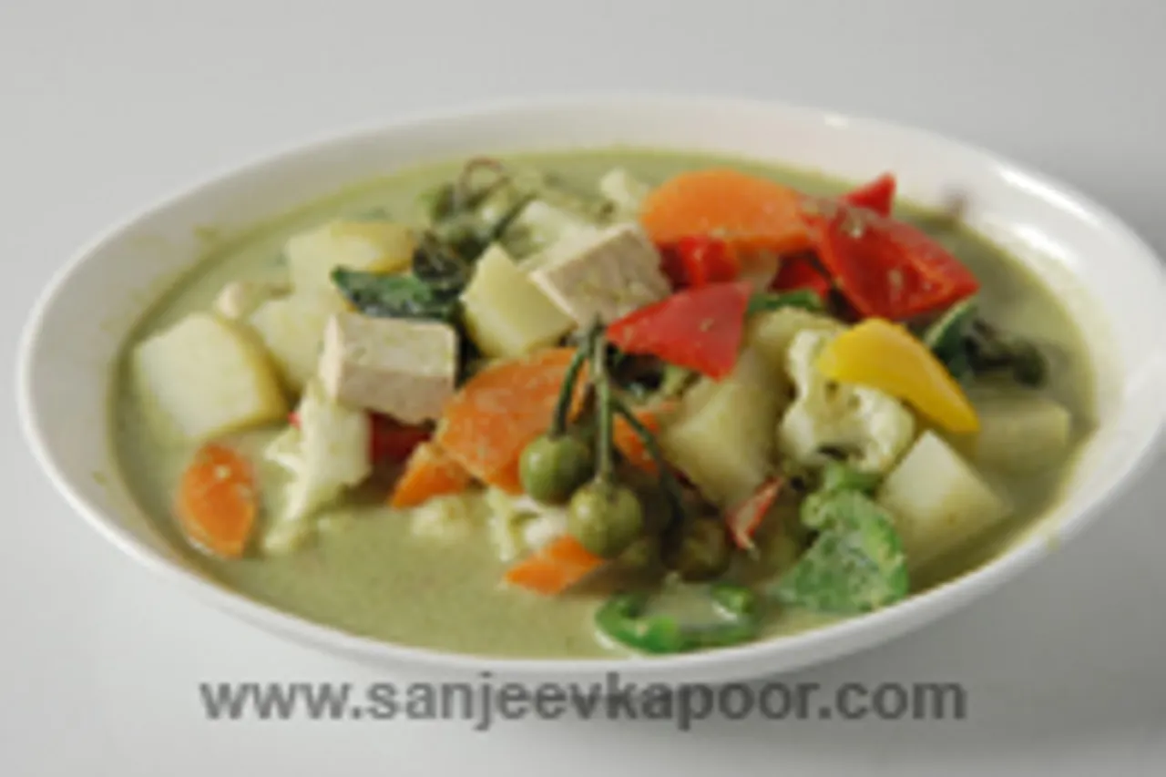 Green Vegetable Curry Thai Style