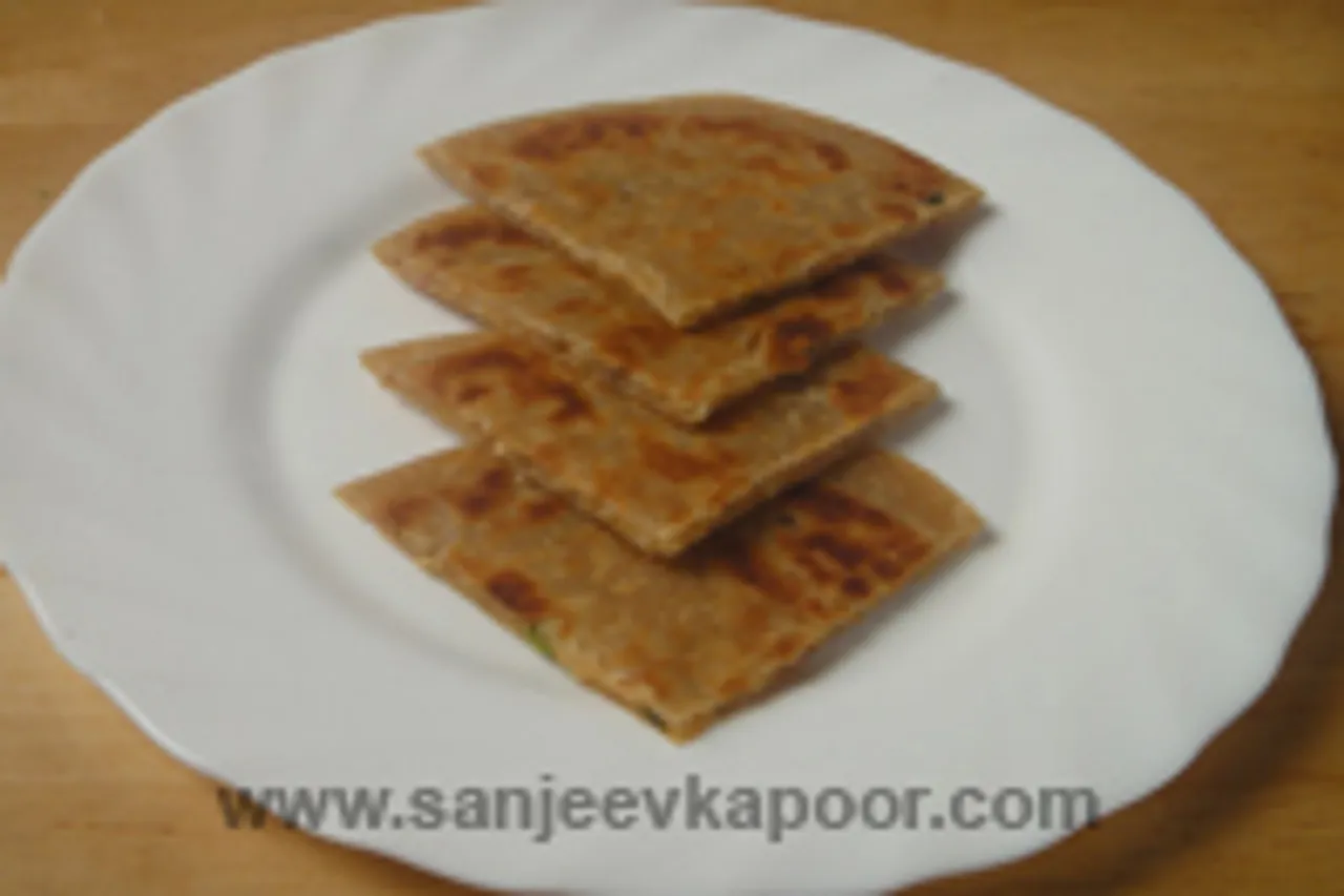 Onion And Rice Parantha