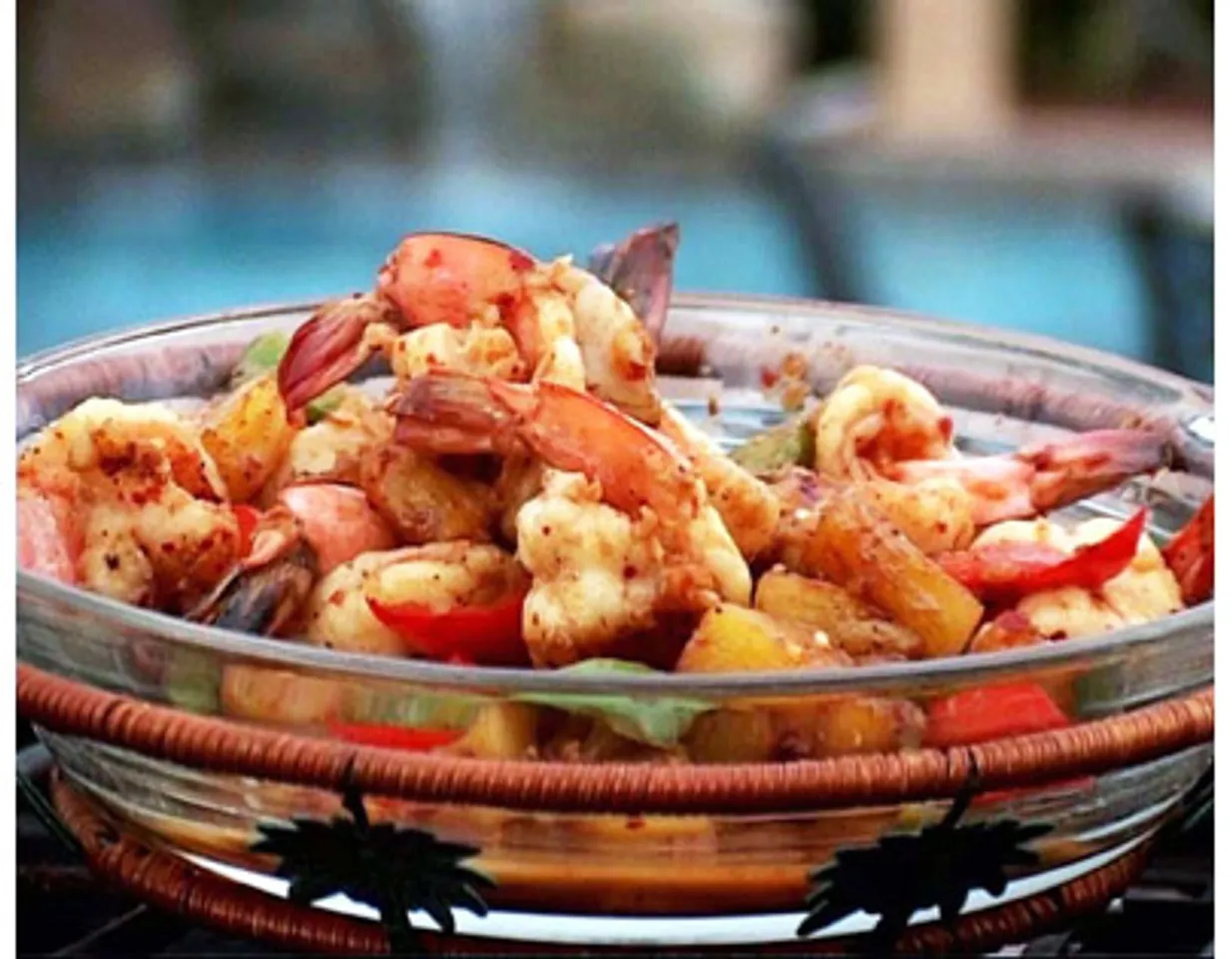 Pineapple Prawn And Peppers