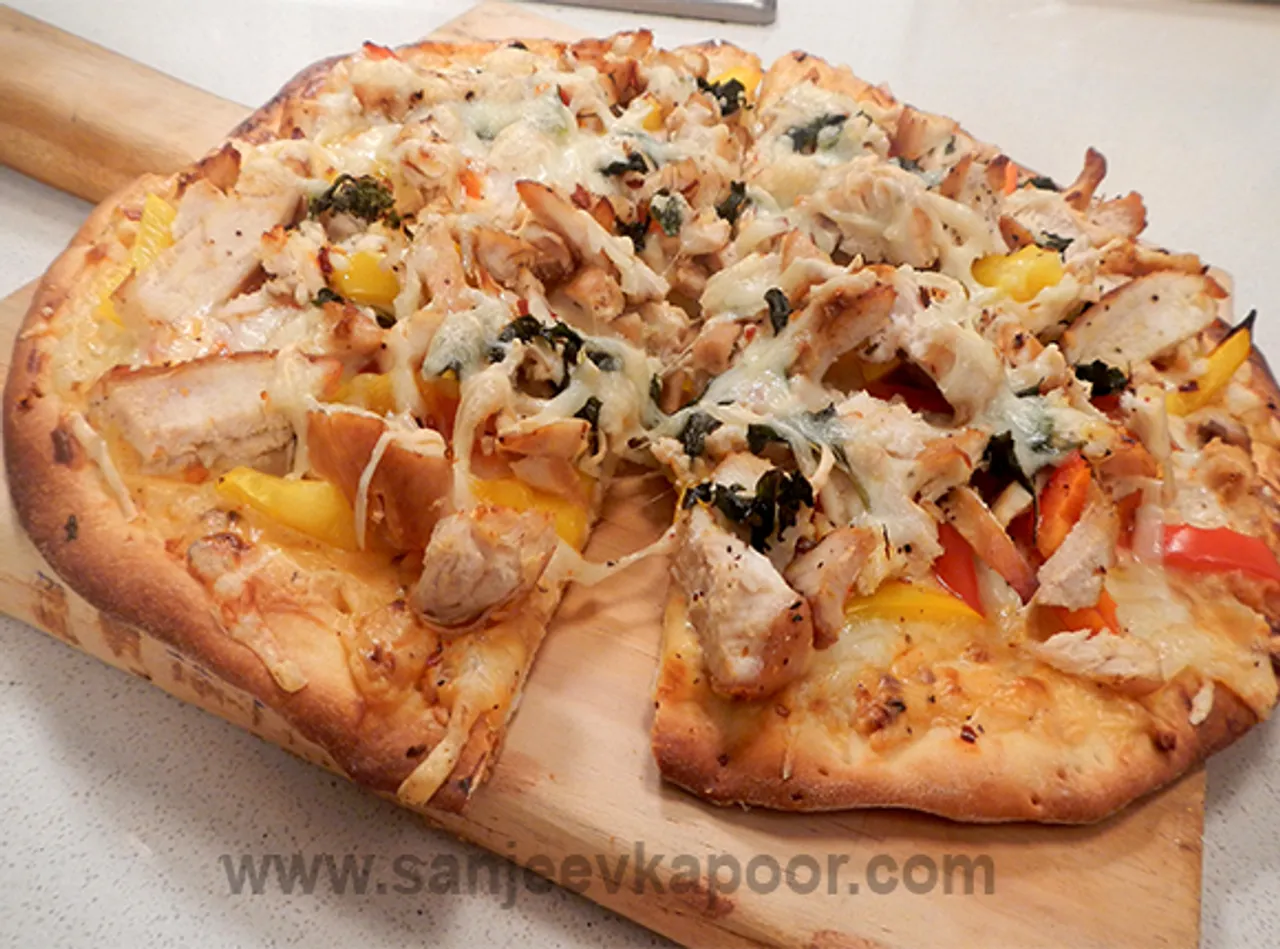 Creamy Chicken Pizza