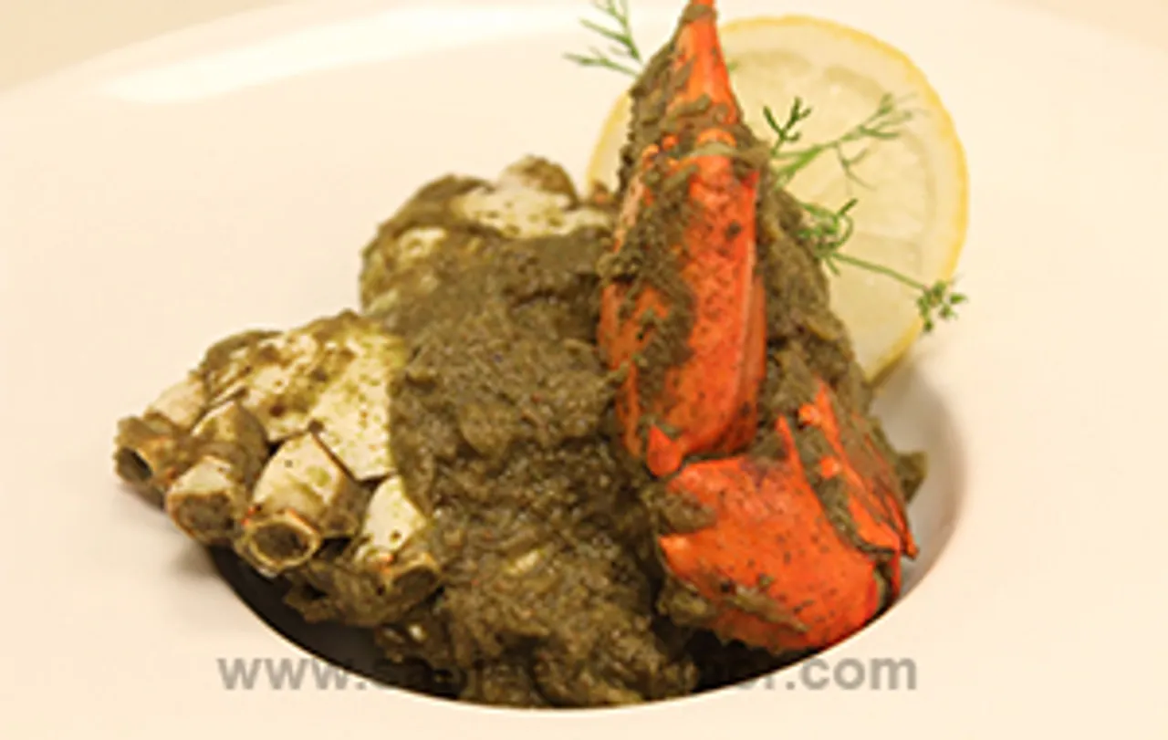 Crab with Green Curry