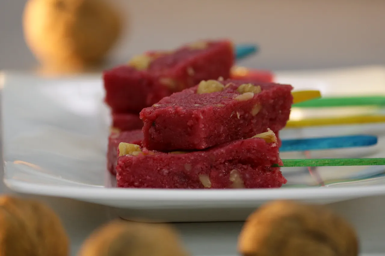 Beetroot Coconut Barfi