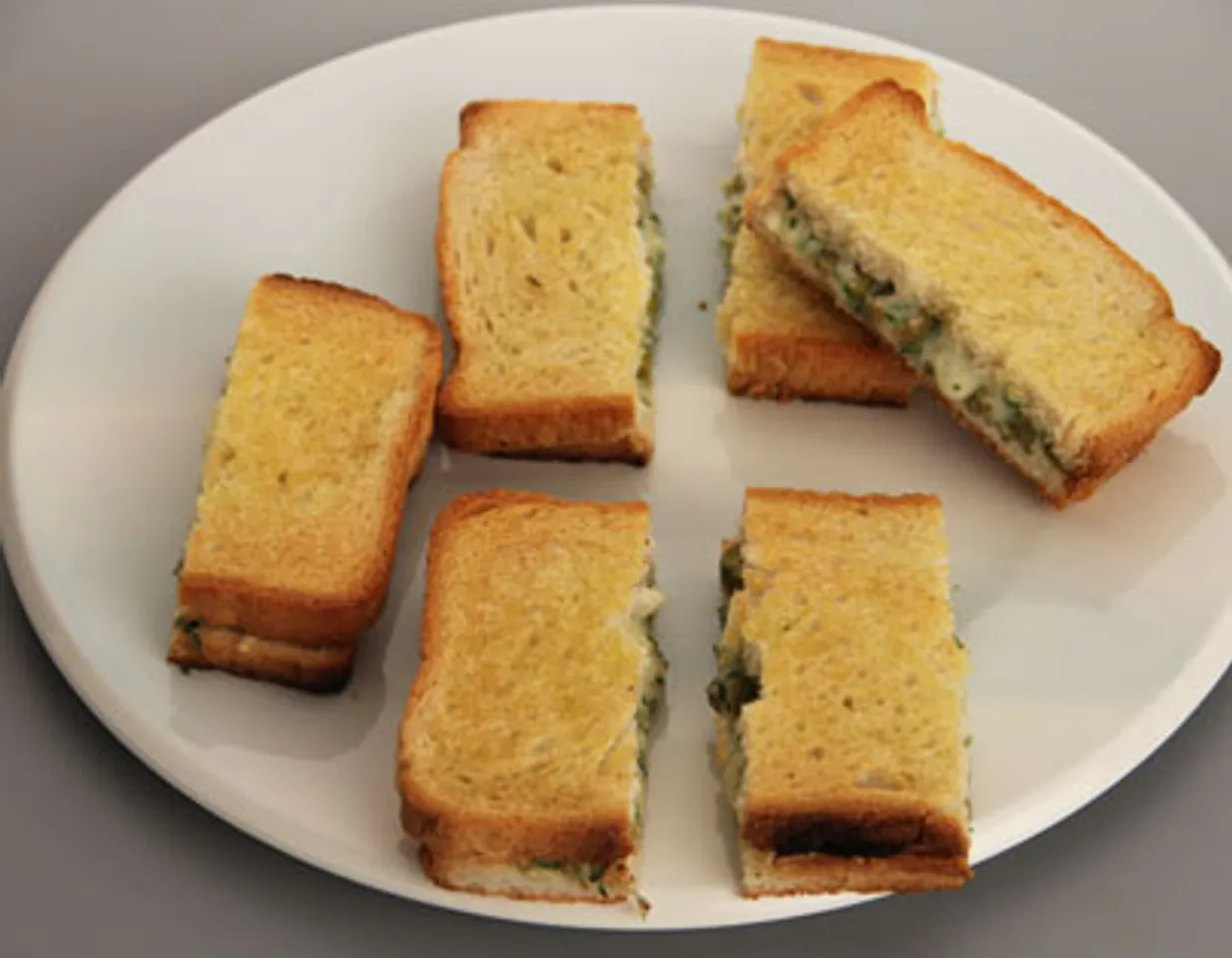 Cheese and Olive Sandwich